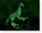рисунки в 3d Max , динозавр 2(1024/768)
