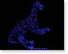 рисунки в 3d Max , вот такой вот динозавр(1024/768)