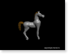 рисунки в 3d Max , лошадь